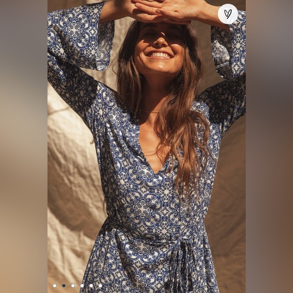 Lulus Mandala Daydream Blue Print Maxi Dress - Picture 3 of 8